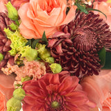 Autumn Whisper - Luxury Peach and orange bouquet