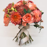 Autumn Whisper - Luxury Peach and orange bouquet